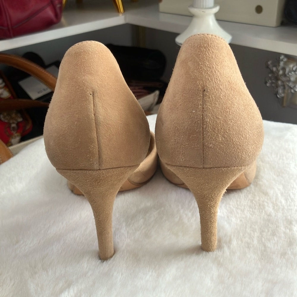 Vince Tan Suede Heels - Picture 6 of 7